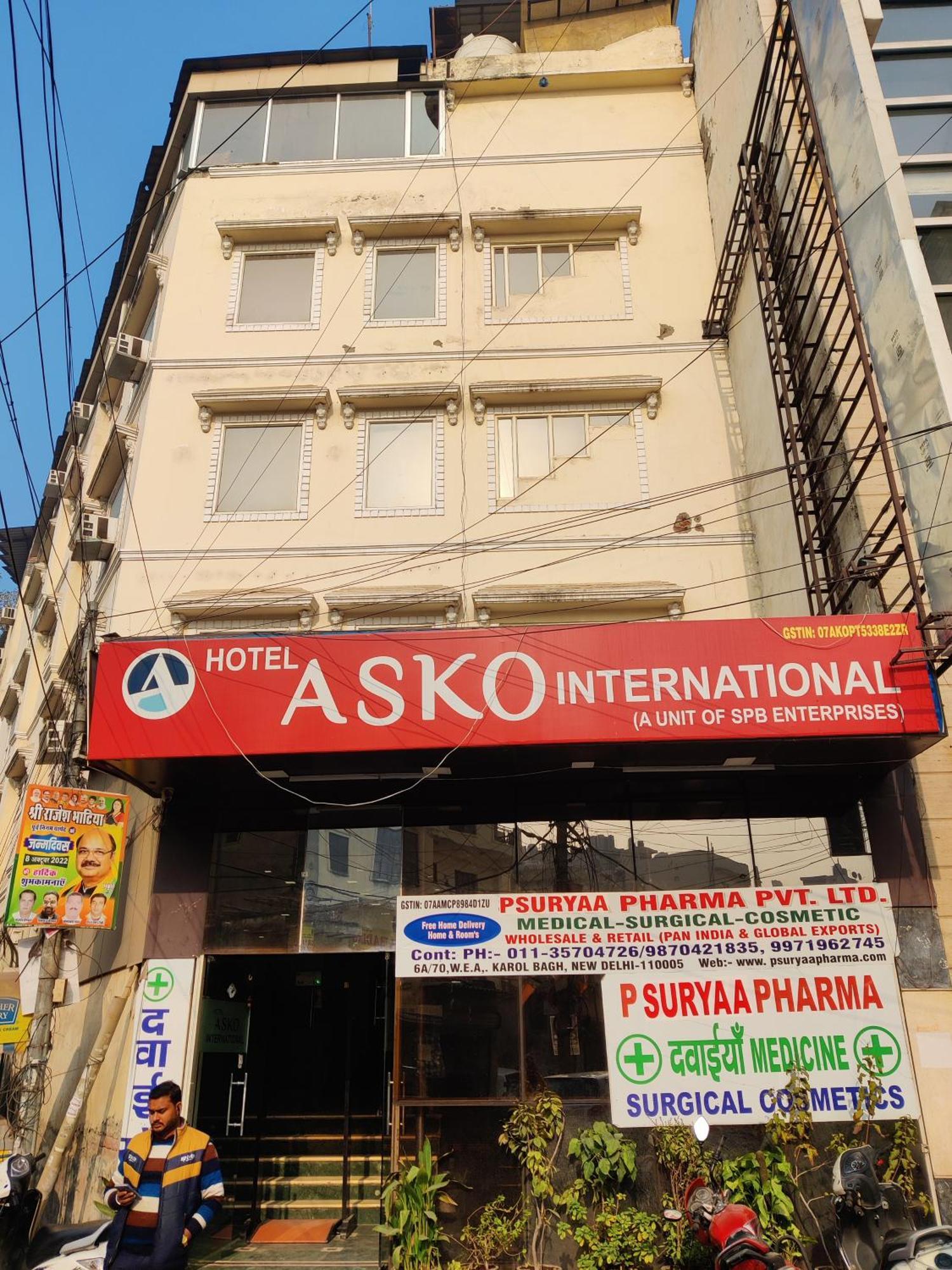 Hotel Asko International-Karol Bagh Δελχί Εξωτερικό φωτογραφία